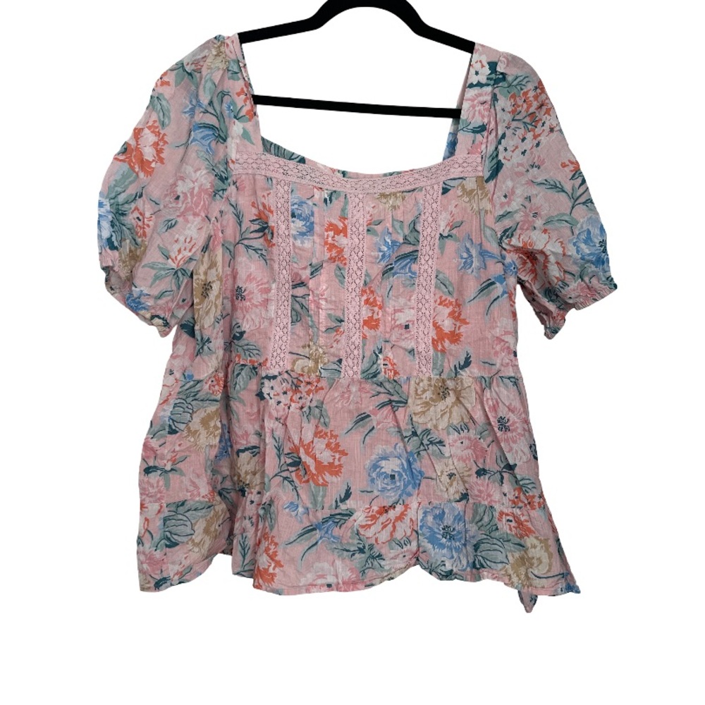 LOFT Floral Multicolor Blouse